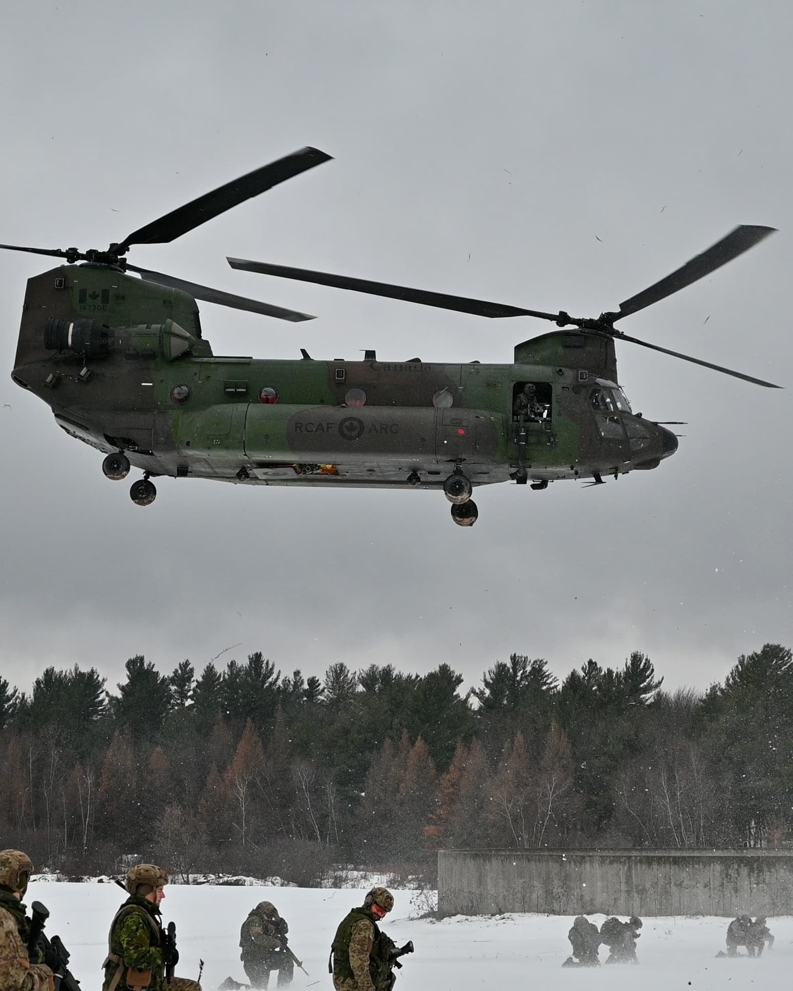 Au cœur d’un exercice militaire rarement vu au Québec